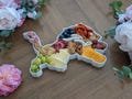 Custom American Football NFL team trays for charcuteries candies sweets baked goods fruits SOLID washable and reusable food safe material