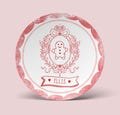 Sweet GINGERBREAD Toile de jouy plate. Chinoiserie. Perfect gift to ship to grandkids, nieces, nephews-- I will include your gift message:)