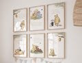 16 Editable Classic Winnie-the-Pooh Nursery Prints. Baby Wall Art, Classic Quotes. Boy Girl Gender Neutral Nursery Decor. W1