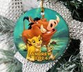 Personalized Lion King Movie Ornament, Disney Lion King Christmas Ornament, Disneyland 2024, Simba Ornament, Christmas Tree Hanging NFT518