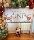 Hunting birthday party | Our Little Deer | Buck | Whitetail | Paper Banner | White tail deer | The Big One | Southern Boy Party Paper Banner