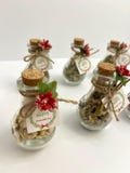 Christmas Tea Favors For Guests, Personalized Bulk gifts, Happy Holiday Favor, Loose Leaf Tea Favor, Tea Jars, Unique gift, Herbal Tea Gifts
