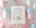 Bear gender reveal ideas he or she fingerprint guest book printable baby gender guess voting sign boy girl baby shower game INSTANT DOWNLOAD