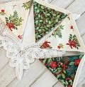 Festive Foliage Banner Mini Bunting Garland