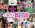 Black Girl Luxury Life 2025 Vision Board Printable Pics - Affirmations & Quotes for Black Woman, Manifest Wealth, Soft Life, Selfcare Photos