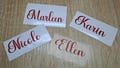 Custom name vinyl decal for  glass , Personalized Glass, Name Decals / Custom Name Decals