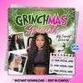 December Booking Flyer, Christmas Booking Flyer, Booking Flyer, Christmas Wig Hair Lash Nail Braids Locs Esthetician