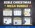 Nativity Games | Christmas Bible Games | Christian Christmas Games | Nativity Bingo | Nativity Trivia | Christmas Games Church | Printable