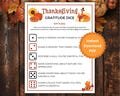 Thanksgiving Gratitude Dice Game, Printable Thanksgiving Game For Kids & Adults, Family Activity, Thanksgiving Icebreaker, Thankful Game