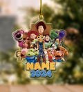 Personalized Toy Story Christmas Ornament, Toy Story Characters Ornament,Buzz Lightyear Woody,Christmas 2024 Gift,Xmas Tree Hanging NFT512