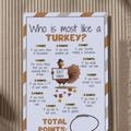 Printable Thanksgiving Game | Editable Family Thanksgiving Game | Dinner Table Game Thanksgiving | Office Party Game | Friendsgiving Game