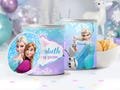 Frozen party favor potato chip can tube label, Frozen potato chip can tube label DIGITAL FILE ONLY 0013