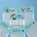 Christmas Poop Treat Bag Toppers. Snowman, Elf and Reindeer Candy Bags.