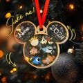 4D Customized Finding Nemo Christmas Ornament, Nemo Dory Wood and Acrylic Ornament, Nemo Fish 4D Xmas Ornament Keepsake D1MK22