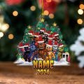 Personalized Five Nights at Freddys Ornament, Fnafs Christmas Ornament, Freddy Gift, Kids Ornament, Freddy Ornament CZL424