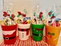 Christmas Holiday Santa Party Favor Loot Bags! Pre Filled Goodie Bags!