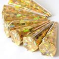 Party poppers cone shaped table toy gold smart fun