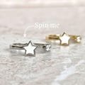 Star Anxiety Spinner Ring | Party Favour | Gift | Bag | Filler | Birthday | Bridal | Shower | Hen | Sleepover | Adjustable | Gold | Silver |