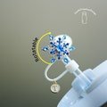 Rotatable Blue Snowflake Straw Topper Cover,Christmas Stanley Straw Cover,10 MM Straw Cap for Stanley Cup,Snowflake Tumbler Accessories