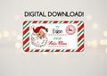 Instant Download From Santa Christmas Gift Label, Christmas Gift Tags, Christmas Gift Stickers, From Santa Stickers, Santa face