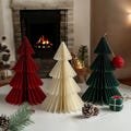 Paper Christmas Tree ? Christmas Decorations ? Christmas Dinner Table ? Festive Decorations ? Paper Tabletop Ornament ? Home Decorations
