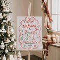 Christmas Party Welcome Template, Friendsmas Holiday Party Welcome, Xmas Party Welcome, Instant Download Whimsical Hand Drawn