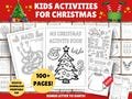 100+ Pages - The ULTIMATE Kids Christmas Activity Bundle! BONUS Letter to Santa & Mini Craft Pack - Christmas Activities Book Pack Games