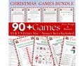 90 + Christmas Games Bundle, Christmas Family Game, Christmas Party Games, Printable Christmas Activity, Christmas Trivia, Christmas Bingo